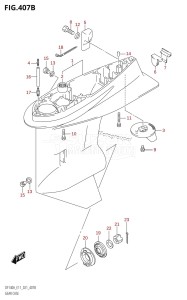 DF140A From 14003F-040001 (E11 E40)  2020 drawing GEAR CASE (DF115AST)