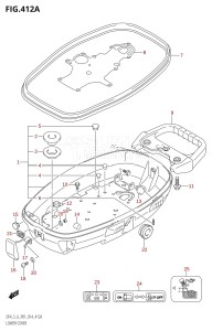 DF4 From 00402F-410001 (P01)  2014 drawing LOWER COVER (DF4:P01)