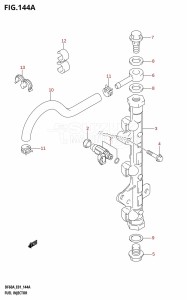 DF50A From 05003F-110001 (E01)  2011 drawing FUEL INJECTOR (DF60AT,DF60ATH,DF60AWT,DF60AWTH,DF60AQH,DF60AWQH,DF40AST)