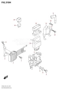 DF20A From 02002F-410001 (P03)  2014 drawing RECTIFIER /​ IGNITION COIL (DF20A:P03)