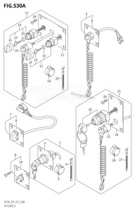 DF250 From 25003F-210001 (E01 E40)  2012 drawing OPT:SWITCH