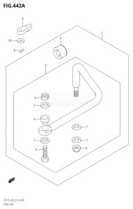 15002F-410001 (2014) 150hp E03-USA (DF150T  DF150TG) DF150 drawing DRAG LINK