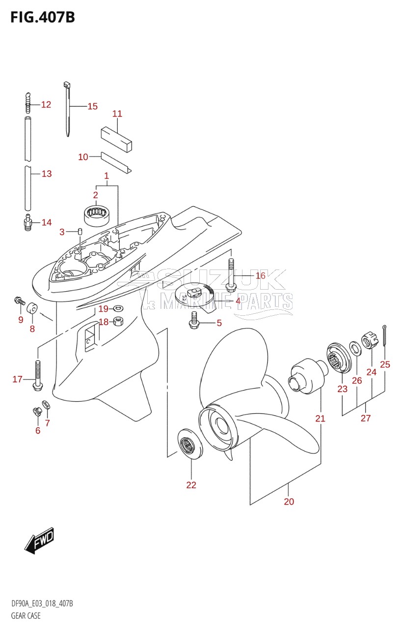 GEAR CASE (DF80A)