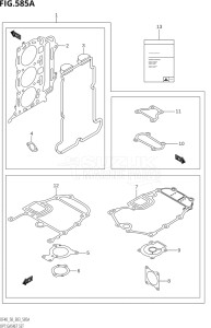 04001F-031001 (2013) 40hp E03-USA (DF40QHY  DF40TY) DF40 drawing OPT:GASKET SET