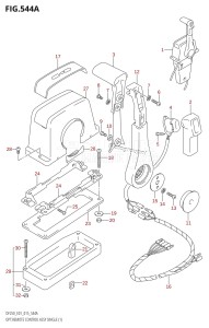 DF250 From 25003F-510001 (E01 E40)  2015 drawing OPT:REMOTE CONTROL ASSY SINGLE (1)