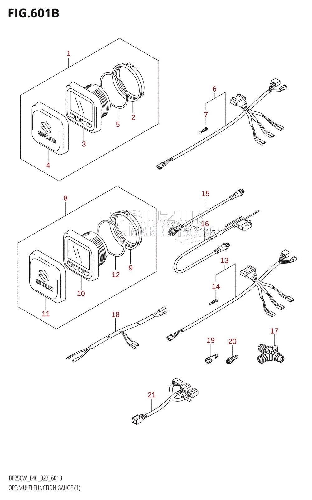 OPT:MULTI FUNCTION GAUGE (1) (022,023)