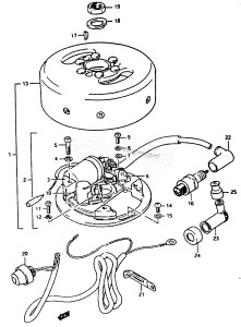 DT2 From 0201-200001 ()  1982 drawing ELECTRICAL 1