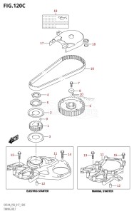 DF8A From 00801F-710001 (P03)  2017 drawing TIMING BELT (DF9.9A:P03)