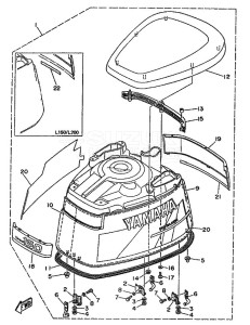 L150CETO drawing FAIRING-UPPER