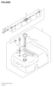 DT9.9A From 00993K-410001 (P36 P40)  2014 drawing FUEL TANK (DT15A:P40)