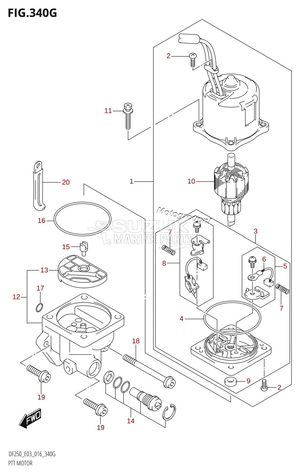 PTT MOTOR (DF200T:E03:L-TRANSOM)