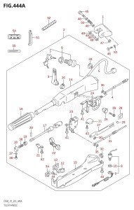 DF60 From 06001F-971001 (E03)  1999 drawing TILLER HANDLE (DF60TH,DF70TH)