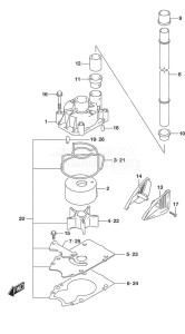 DF 250AP drawing Water Pump