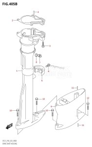 DF2.5 From 00252F-040001 (P03)  2020 drawing DRIVE SHAFT HOUSING (L-TRANSOM)