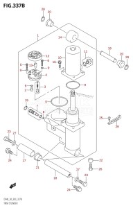 DF50 From 05001F-421001 (E03)  2004 drawing TRIM CYLINDER ((DF40T,DF50T):(K1,K2,K3,K4,K5,K6,K7,K8,K9,K10))