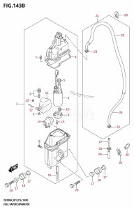 DF200A From 20003F-610001 (E03 E40)  2016 drawing FUEL VAPOR SEPARATOR (DF200AT:E40)