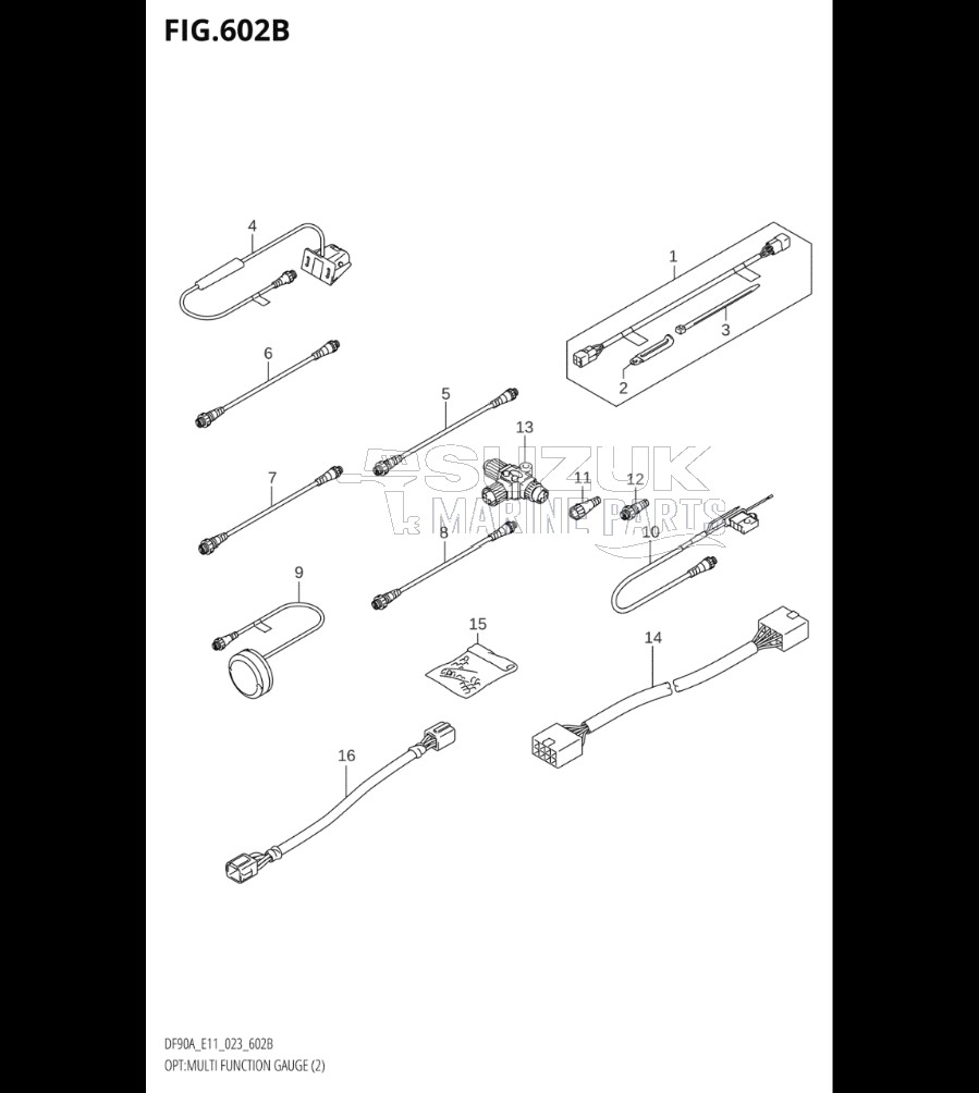 OPT:MULTI FUNCTION GAUGE (2) (DF90AWQH)