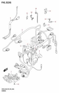 DF30A From 03003F-610001 (P01 P40)  2016 drawing HARNESS (DF30AT:P01)