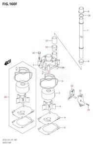 DF200Z From 20002Z-910001 (E01 E40)  2019 drawing WATER PUMP (DF225T:E40,DF225Z:E40,DF250T:E40,DF250Z:E40)