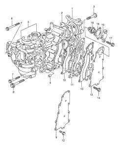 DT15 From 01501-351001 ()  1993 drawing CYLINDER (DT9.9K /​ 15K)