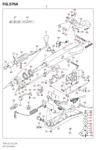 DF40A From 04003F-040001 (E03)  2020 drawing OPT:TILLER HANDLE (DF40A,DF50A)