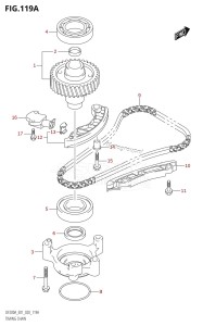 DF150A From 15003F-040001 (E01 E40)  2020 drawing TIMING CHAIN