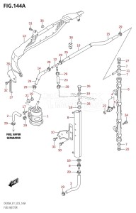 DF175AZ From 17503Z-340001 (E11 E40)  2023 drawing FUEL INJECTOR ((E01,E03):020,E11:021,(E03,E11):(022,023))