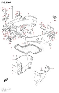 DF250Z From 25003Z-510001 (E40)  2015 drawing SIDE COVER (DF200T:E40:L-TRANSOM)