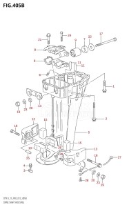 DT15 From 01504-210001 (P40)  2012 drawing DRIVE SHAFT HOUSING (DT9.9K:P40)