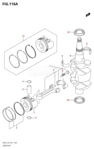 DF9.9A From 00994F-010001 (P01)  2010 drawing CRANKSHAFT