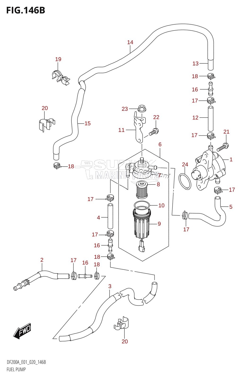 FUEL PUMP (E40)