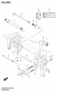 DF30A From 03003F-440001 (P01 - P40)  2024 drawing CLAMP BRACKET (DF30A)