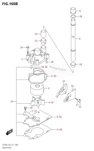 DF300A From 30002P-710001 (E03)  2017 drawing WATER PUMP (DF250A:E03)