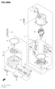 DF150 From 15002F-410001 (E01 E40)  2014 drawing PTT MOTOR