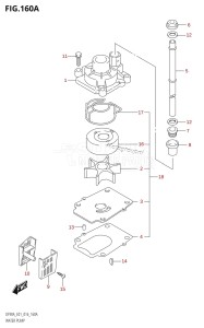 DF80A From 08002F-610001 (E01 E40)  2016 drawing WATER PUMP (DF70A:E01)