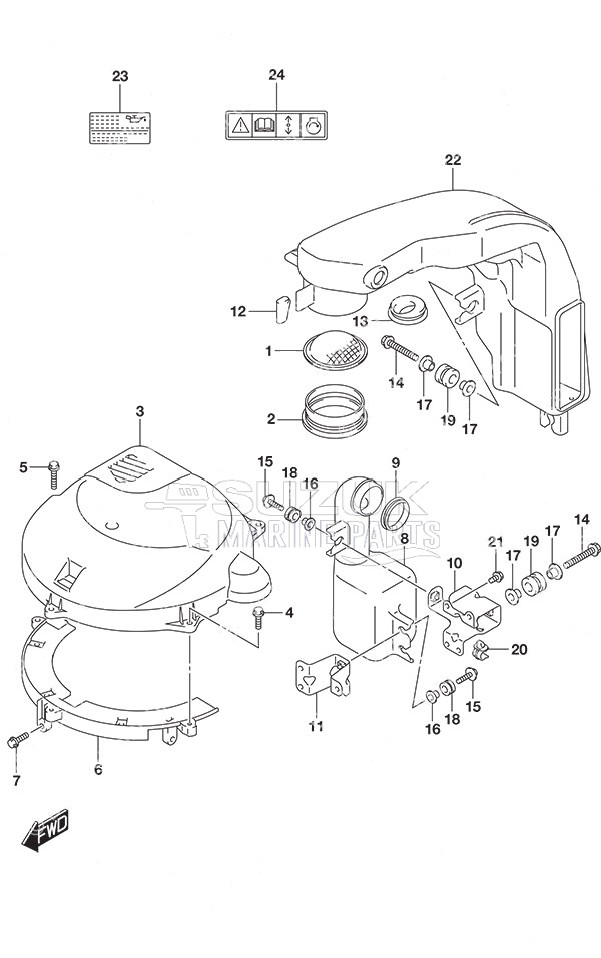 Silencer/Ring Gear Cover