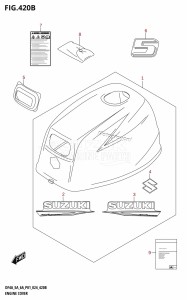 DF4A From 00403F-440001 (P01)  2024 drawing ENGINE COVER (DF5A)