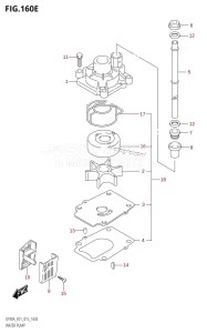 DF80A From 08002F-710001 (E03)  2017 drawing WATER PUMP (DF80A:E01)