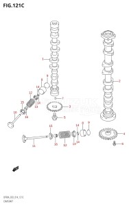 07003F-410001 (2014) 70hp E03-USA (DF70A) DF70A drawing CAMSHAFT (DF90A:E03)