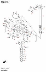 DF50A From 05004F-510001 (E01)  2015 drawing SWIVEL BRACKET (DF60AVT:E40)