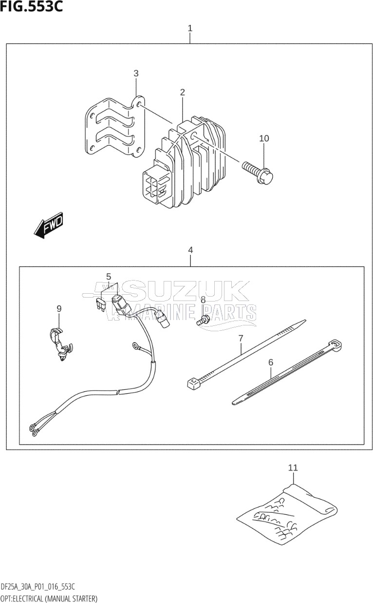 OPT:ELECTRICAL (MANUAL STARTER) (DF30AQ:P01:M-STARTER)