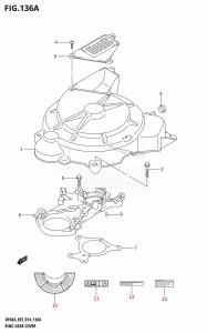 DF50A From 05003F-410001 (E03)  2014 drawing RING GEAR COVER