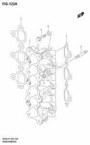 DF250T From 25003F-440001 (E11 - E40 E03)  2024 drawing INTAKE MANIFOLD