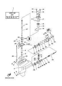 F15AMHL drawing PROPELLER-HOUSING-AND-TRANSMISSION-1