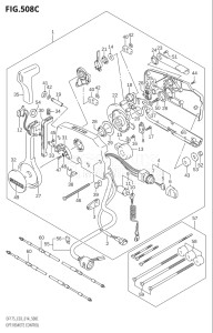 15002F-410001 (2014) 150hp E03-USA (DF150T  DF150TG) DF150 drawing OPT:REMOTE CONTROL (DF175T:E03)