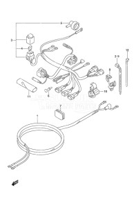 DF 9.9A drawing Harness Non-Remote Control