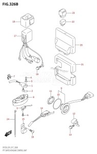 DF225Z From 22503Z-710001 (E01 E40)  2017 drawing PTT SWITCH /​ ENGINE CONTROL UNIT (DF200T:E40)