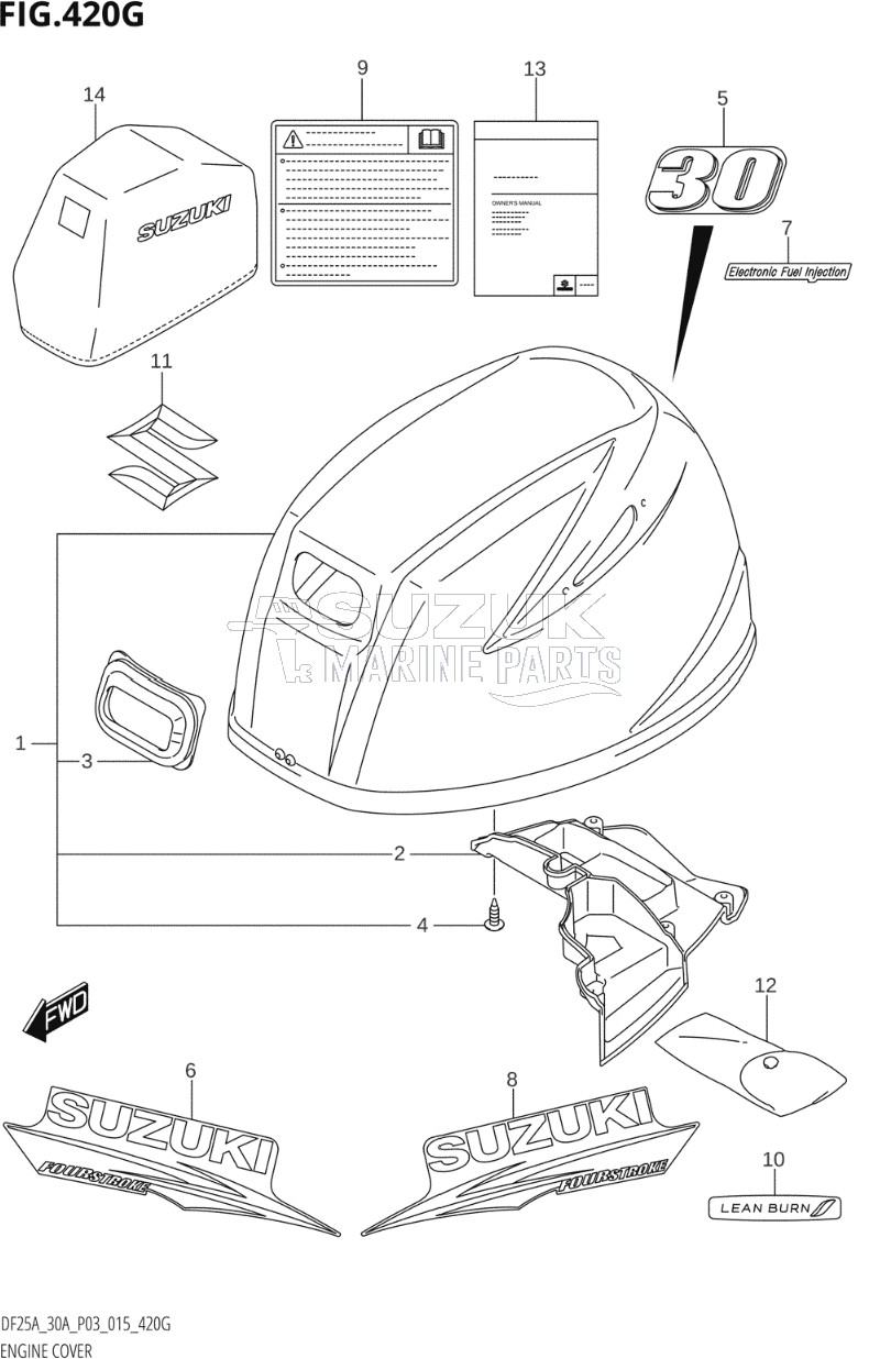 ENGINE COVER (DF30ATH:P03)