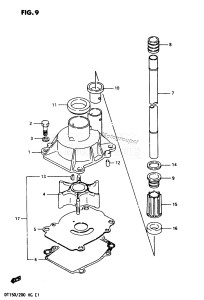 DT150 From 15001-601001 till 602891 ()  1986 drawing WATER PUMP