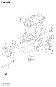 DF225Z From 22503Z-210001 (E03)  2012 drawing DRIVE SHAFT HOUSING (DF200T:E03:X-TRANSOM)